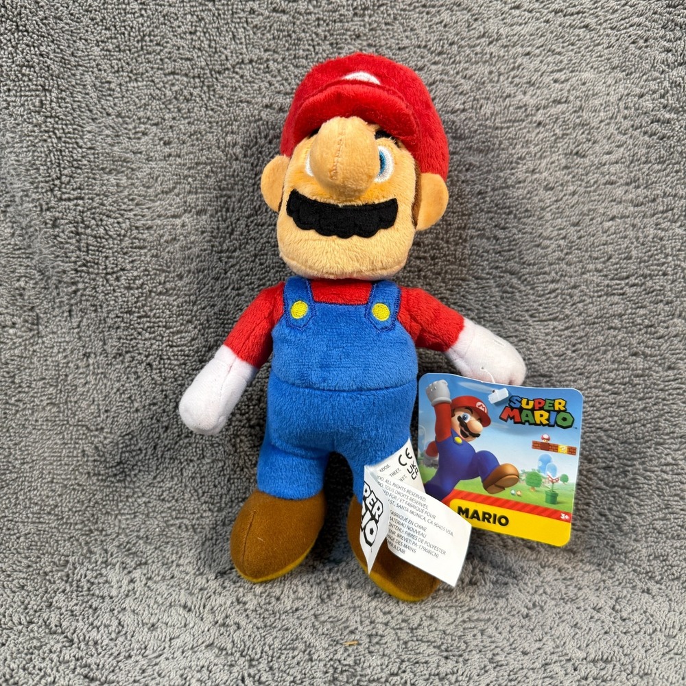 Super Mario Plush World of Nintendo 8" Stuff Collectible Mancave Game Room